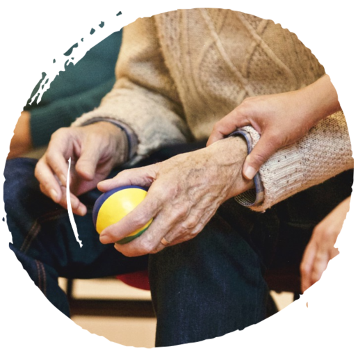 Holding a ball